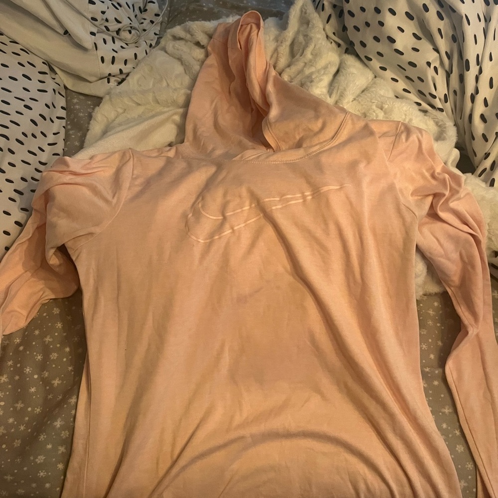 Women’s light pink workout/running top